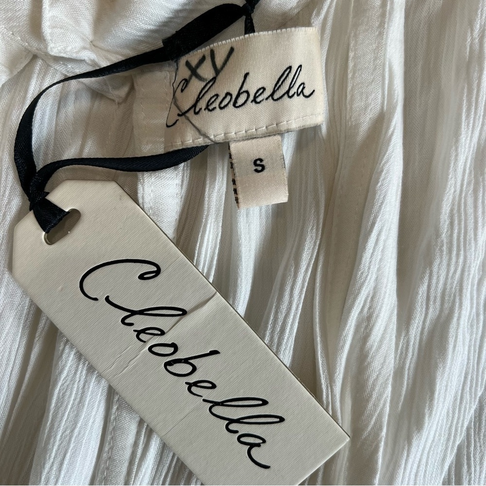 Cleobella High Neck Open Back Double Slit Maxi Dress Size S - Picture 10 of 15